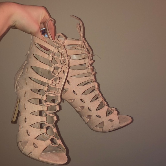 Pale pink heels - Never worn - Picture 2 of 3